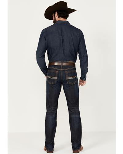 Cody James Men's Night Hawk Wash Jackson Slim Straight Stretch Denim Jeans Blue 35W x 34L US4