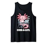 Photo Gallery code-alotl funny axolotl tee per programmatori canotta Photo Gallery code-alotl funny axolotl tee per programmatori canotta