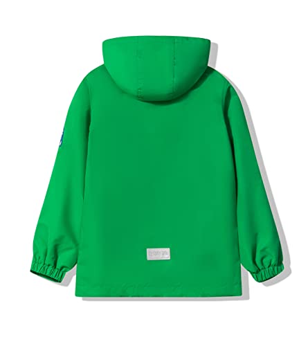 YoungSoul Boys Girls Waterproof Jackets Kids Lightweight Fleece Lined Raincoat with Detachable Hood