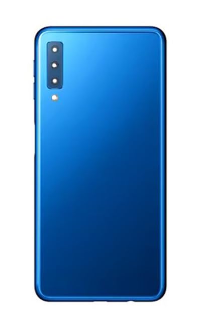 Compatible with Samsung Galaxy A7 2018 (A750) Replacement Full Body, Back Panel with Side Frame, Cmera Glass, Power and Volume Button Blue-image-31