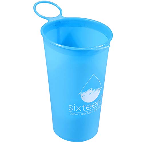 Teton Collapsible Cups for races and trail running | 4-pack | Lightweight, reusable