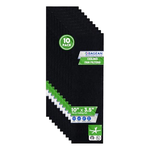 image for Bagean Ceiling Fan Filters for Blades - Coconut Shell Activated Carbon