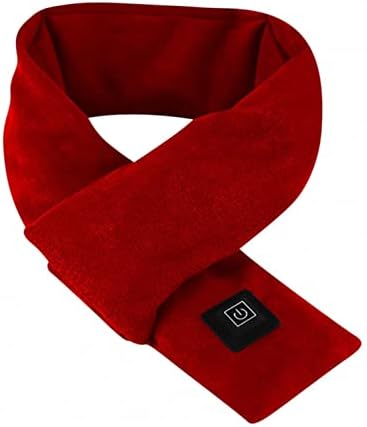 Heated Scarf, Electric Neck Heating Pad Rechargeable Winter Warm Windproof Scarf Pink Heat Therapy for Soreness Stiffness Relief