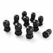 Tool parts PG7 Black Plastic Waterproof Cable Glands Joints Connector 10 Pcs
