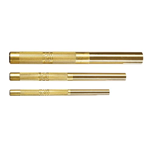 Mayhew Tools 61360 Brass Drift Punch, 3-Piece Set