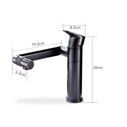 Robinet de lavabo mitigeur eau chaude froide argenté pour vasque moderne - 6