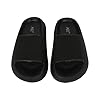 A2Z Mens Womens Boys Girls EVA Sliders Soft Lightweight Pool Slides Non Slip - Slider 1307 Black 5/6 UK #2