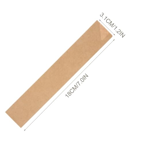 Fundas para palillos de papel kraft desechables aptas tamaños restaurantes 6