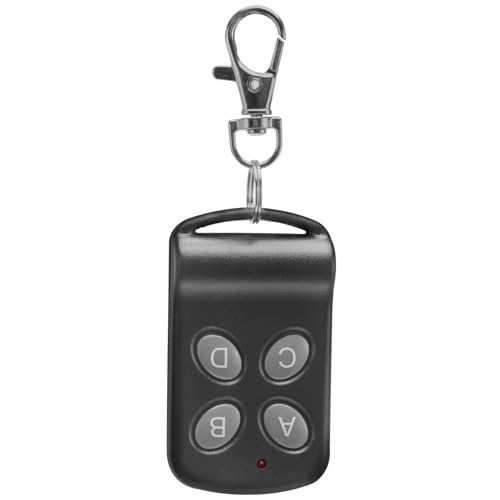 Gadpiparty Mando a Distancia para Puerta de Garaje 433 MHz Mini Llavero de 4 Botones Control Remoto Inalámbrico sin Llave Compatible Puertas Uso Doméstico y Taller