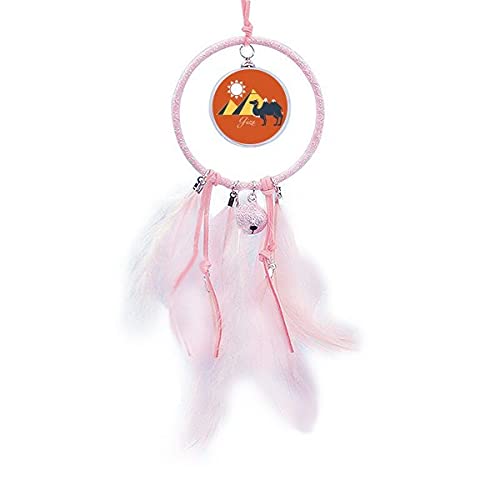 Pyramide Sphinx dream catcher suspension cadeau original pour passionne d Egypte