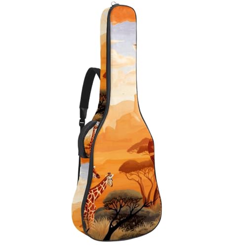 Sac de guitare acoustique étanche pour éviter les chocs et fissures lors des trajets quotidiens