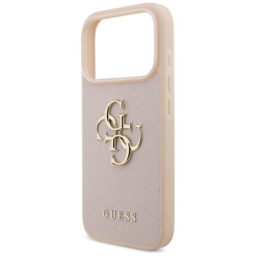 Coque iPhone 17 Pro Guess rose robuste pour éviter les rayures - 6