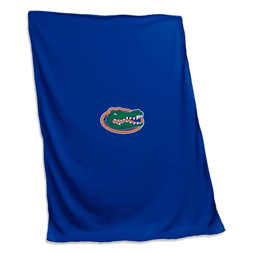 Logo Brands NCAA Florida Gators Sweatshirt Blanket Team Color - Perfect for Bedroom Decor