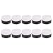Garneck 10Pcs Tennis Overgrip Antiscivolo Racchetta da Tennis Grip Tape Squash Macchinista Assorbente da Tennis Racchetta da Squash Badminton Overgrip Sudore Fascia Bianco