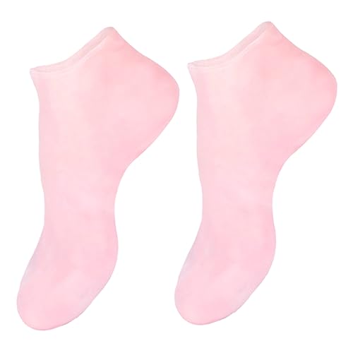 IWOWHERO Hydration Socks for Women s 32-34 Anti-Cracking Boat Socks Nourishing Pads