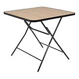 Table pliante 4 places Flexy Plus 80x80cm noir