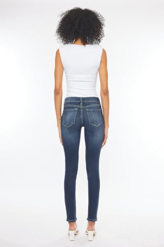 SALT TREE Kan Can Women's Mid Rise Super Skinny Jeans - kc70852
