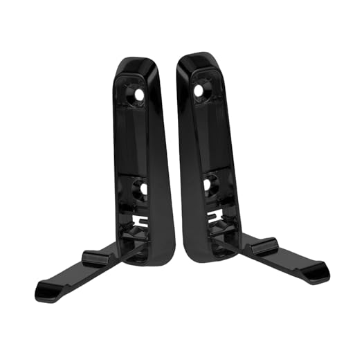 Lurrose 2個折りたたみ式アルミ合壁掛けフック 傷けないノードリル設置 鍵 コート タオル掛けに 省スペース収納可能な隠しデザイン キッチン