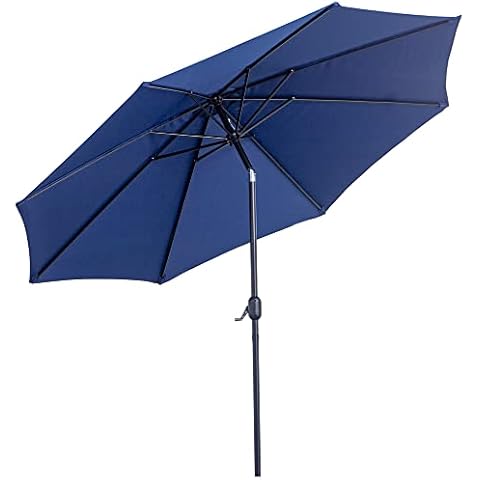 Outsunny Parasol de jardin inclinable Ø 3 m Cover