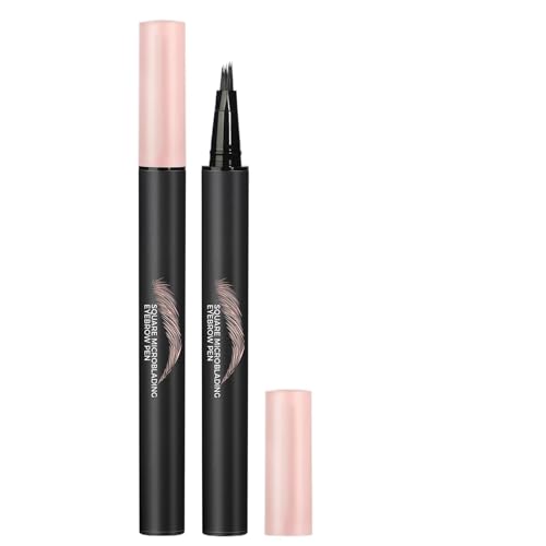 Zetqhuu Lápiz de cejas – Contorneador resistente al agua | Lápiz de maquillaje de ojos con punta multifunción, para mujeres, niñas, novia, madre, citas, viajes, fotografía
