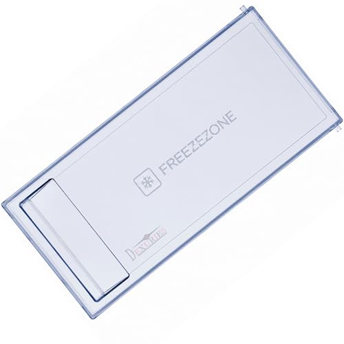 Image of DEXURIES Glossy Transparent Freezer Door Compatible with Haier Direct Cool Single Door Fridge, Freezer Zone Ice Cooling Door /Flap Replacement, Match Size & Shape Before Order, Size 36.2 x 14.3 CM