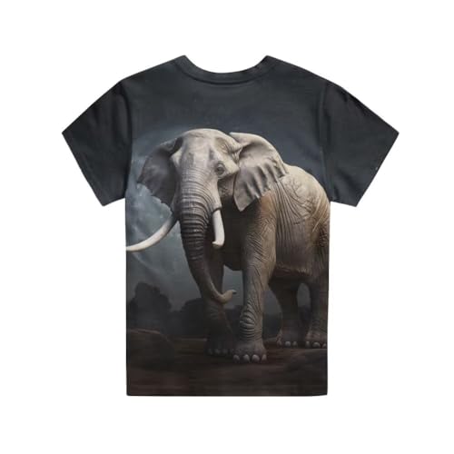 Image of Xhuibop Kids T Shirts for Boys Size 3-16 Girls Short Sleeve Sportswear Active Tops