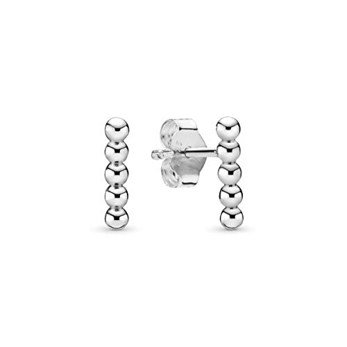 Piccoli orecchini a bottoncino in argento Sterling a forma di