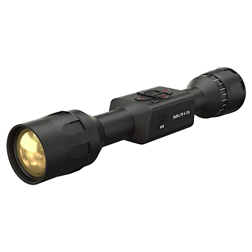 ATN Thor LTV Ultra Light Thermal Hunting Scope 4K+ 4056x3040 Thermal Sensor, 4K Video Record, One Shot Zero, 10h+ Battery Power (640x480; 4-12x) - theOpticGuru