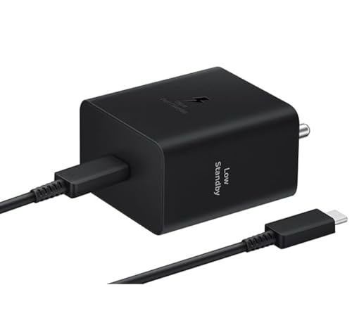 Image of 45W Charger for Compatible for Samsung S24 Ultra Galaxy Z Fold5, Galaxy S23 Ultra USB-C Fast Charging Durable USB-C Cable Included High-Speed Power gly1328