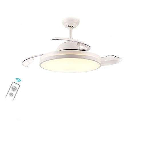 lights Decorativo de la lámpara de Techo Ventilador de Techo Interior Ilumina la Personalidad Invisible iluminación Pendiente Luz inversor Hogar-T (106 38cm)