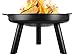 Produktbild Feuerschalen für den Garten 60cm, Feuerschale mit Griffen, Multifunktionale feuerstelle mit schürhaken, Abnehmbare Stützbeine, Rostfreie, für Gartenheizung, Grill und Party