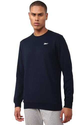 Image of Reebok Mens Cotton Crew Neck Sweatshirt
