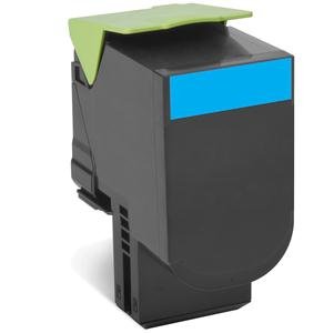 Cartouche toner cyan 80C2SCE pour imprimante CX410de CX510de