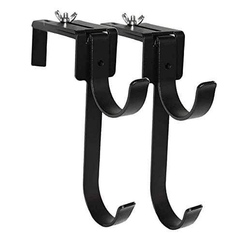 Generic 2 peças cabides de vara de piscina de alumínio multiuso resistente ganchos de equipamento de