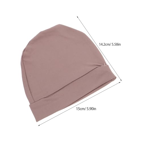 Gorros de algodón para bebés recién nacidos, pack de 6 gorritos elásticos unisex 2