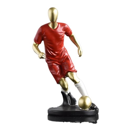 YORISMAL Estatua de futbolista de futbolista