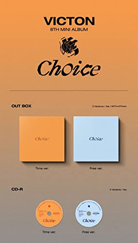 VICTON Choice 8th Mini Album Pack de 2 Versions avec Posters Pliés - 3