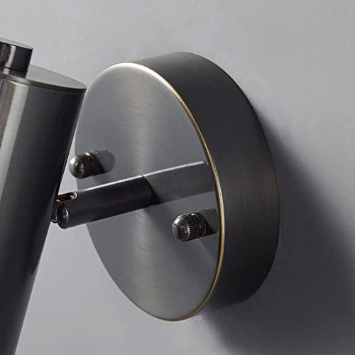 Apliques de pared LED ajustables con base E27 para lectura en cabecera de dormitorio 7