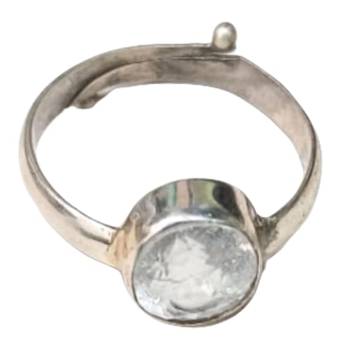 White Topaz Ring in Silver | Purity & Clarity Gemstone