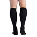 EvoNation Men’S USA made Knee High 20-30 mmHg Graduated Compression Socks – Moderate Pressure Compression Garment, Black, X-Large