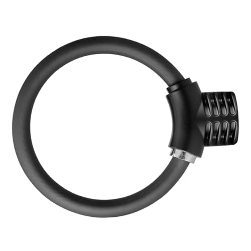 TOBBOMEY Alloy Lock for Bicycle Compact Ring Shaped Bike Security Lock Anti-Theft Reflective Tape