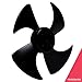 Frigidaire 240524102 Condenser Fan Blade for Refrigerators, Black