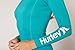 Hurley Women's Standard One and Only Long-Sleeve Rashguard, Emerald, Large