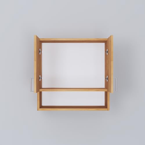 Image of SPECIALITY PANELS 2 Door Modular Wall Mounted Kitchen Cabinet with Organizer Shelf Space Saving Storage Unit Engineered Wood Cupboard for Kitchen Living Room Utility Organizer Furniture | DIY Assembly