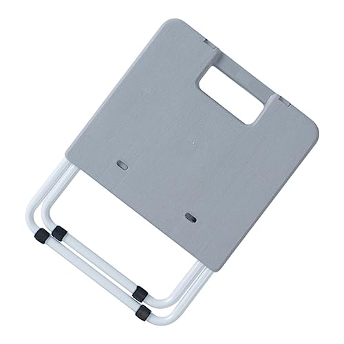 VICASKY Portable Folding Stool Lightweight Outdoor Chair for Camping Fishing Gardening to Carry Durable Design Grey Color Supports Up to Lb for Indoor