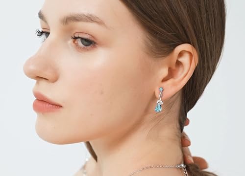 Image of GZWHD Wedding Jewelry Sets for Bride Bridesmaid Women Cubic Zirconia Necklace Earrings Bracelet Set Gift for Mother Friend Wife Daughter Sister Party Prom Jewelry