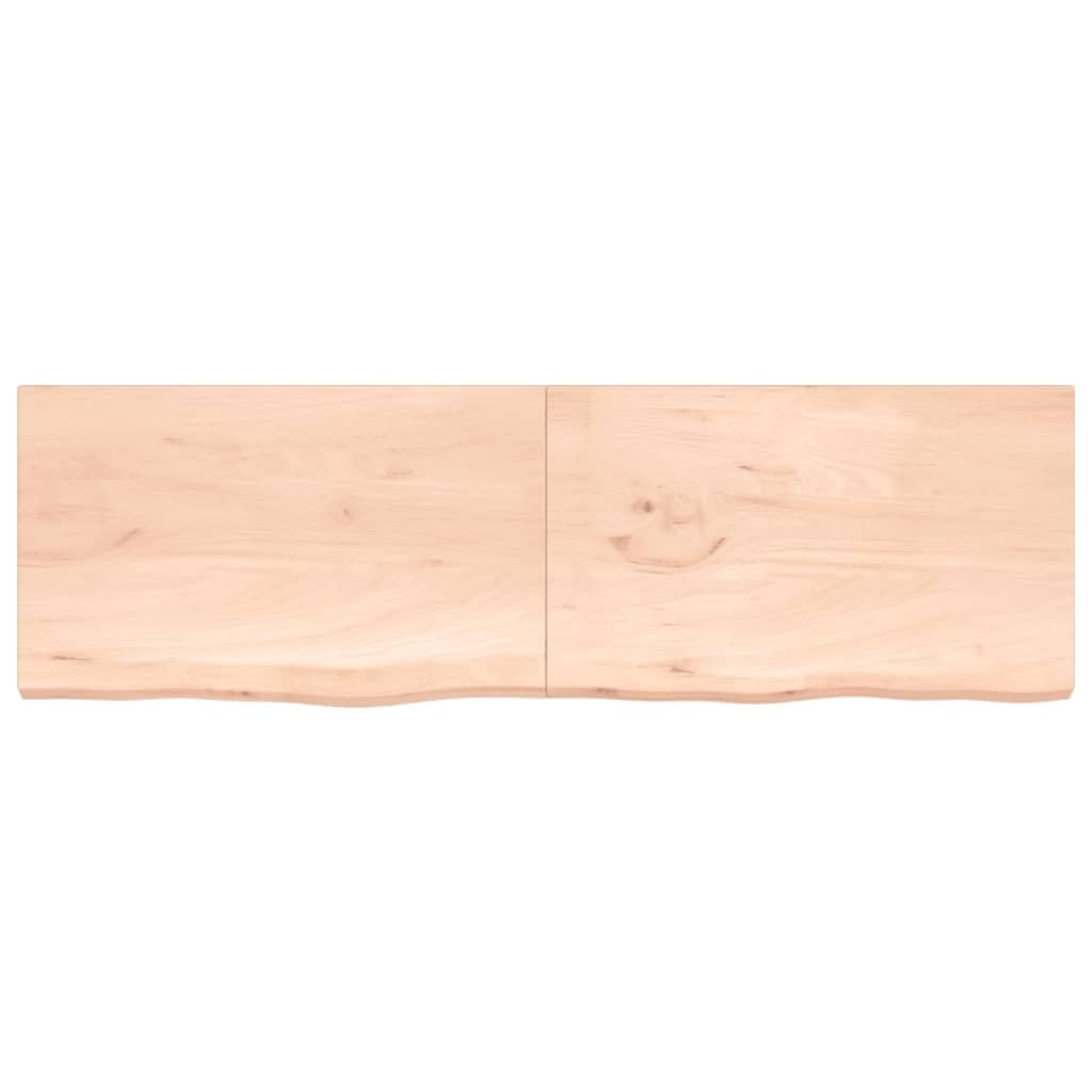 Piano del tavolo con bordo ad albero 80x60x3,8 cm Legno massiccio di mango grezzo