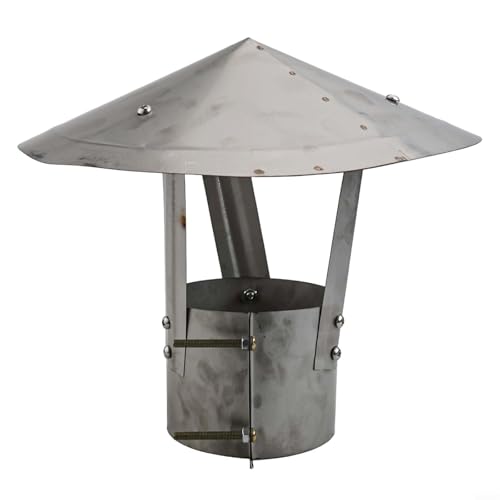 Tapa de chimenea de acero inoxidable 304 con diseño de hongo protector 100mm 6