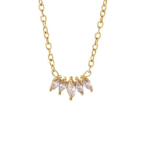 Collier géométrique cubique en acier : le cadeau bijou tendance femmes idéal et chic