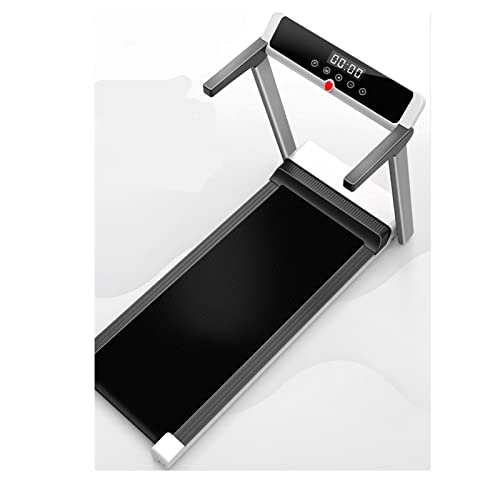 Image of Multifunctional Treadmill Foldable Mini Fitness Home Treadmill Indoor Exercise Equipment Fitness Folding Home Fitness Treadmill (White)